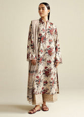 3-PC Unstitched Digital Printed Chiffon Coco By Zara Shahjahan | Aster-4B